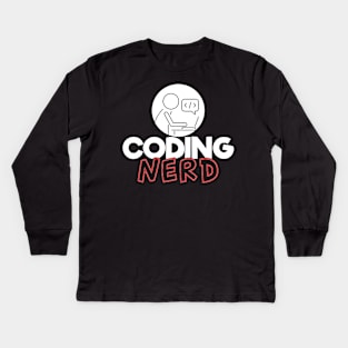 Coding nerd - Programmer Kids Long Sleeve T-Shirt